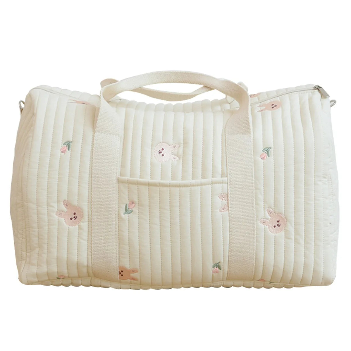 Elegant Broderad Mamma Väska - Stor Kapacitet