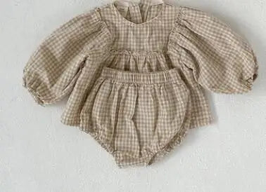 Charmigt Blus- och Bloomer Set för Toddlers
