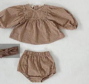 Charmigt Blus- och Bloomer Set för Toddlers