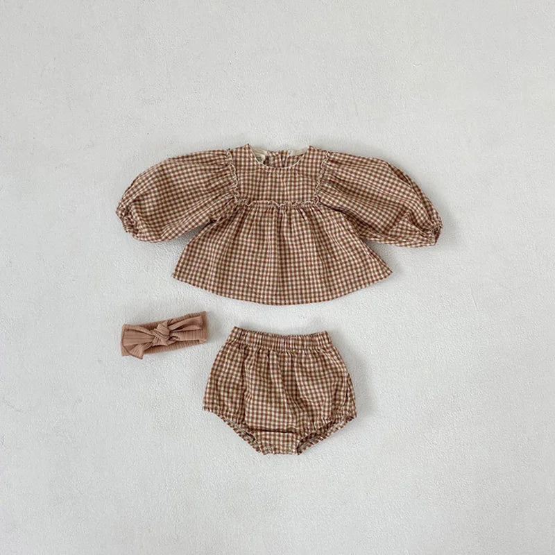Charmigt Blus- och Bloomer Set för Toddlers